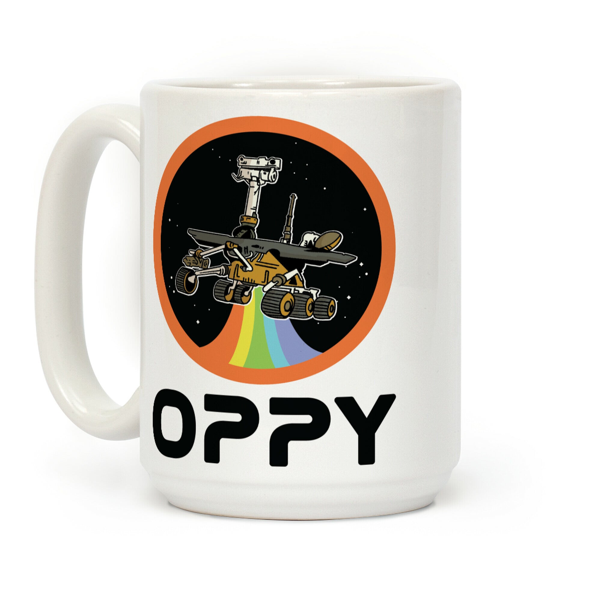 Oppy Nasa Parody Vintage Logo Coffee Mug